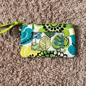 Vera Bradley key/card holder Green
